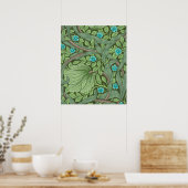 Vergeet-me-Nots, Wallpaper van William Morris Poster (Keuken)