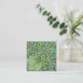 Vergeet-me-Nots, Wallpaper van William Morris Vierkante Visitekaartje (Staand voorkant)
