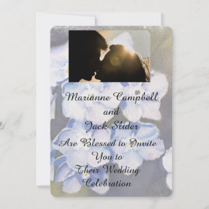 VERGEET ME OPMERKINGEN  WEDDING INVITATIE KAART