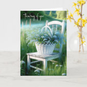 Vergeet-mij-niet aan je denken kaart (Gele Bloem)