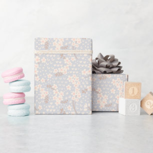 Vergeet-mij-niet bloem Patroon Cadeaupapier