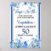 Vergeet-mij-niet Jubileum Poster (Voorkant)