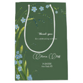 Vergeet-mij-niet Vrijgezellenfeest Medium Cadeauzakje (Voorkant)