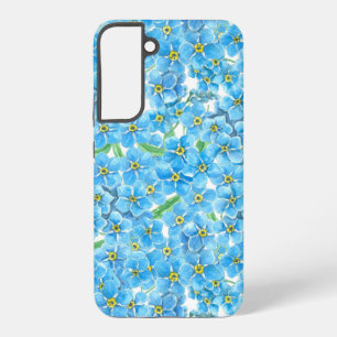 Vergeet-mij-nietje aquarel samsung galaxy hoesje
