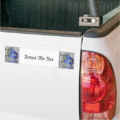 Vergeet-mij-nietje Bumpersticker (Op Truck)