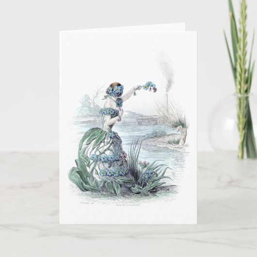 Vergeet-mij-nietje Kaart (Voorkant)