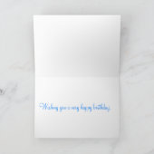 Vergeet-mij-nietjes 7 de Kaart van de Verjaardag (Binnen)