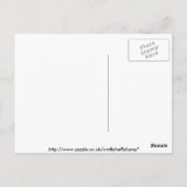 vergeet-mij-nietjes briefkaart (Achterkant)