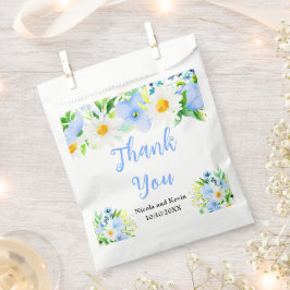Vergeet-mij-nietjes en Madeliefjes Bloemen Bruilof Bedankzakje