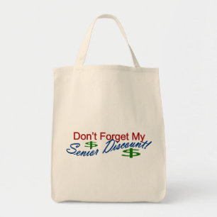 Vergeet mijn hoge korting niet tote bag