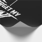 Vergeet mijn korting niet - grappige oude mensen cadeaupapier (Hoek)