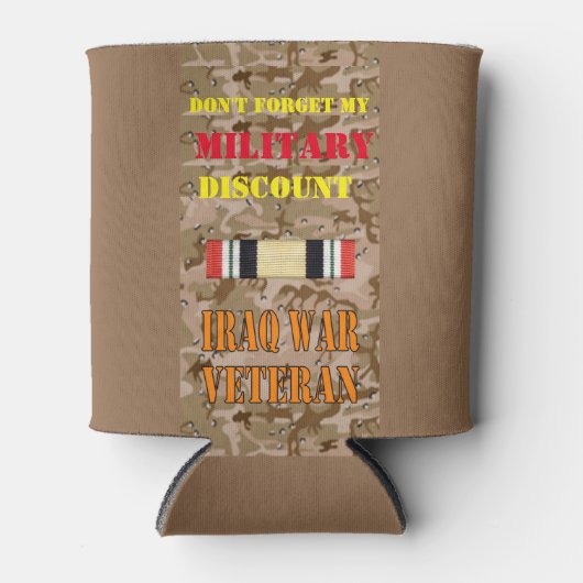 VERGEET MIJN MILITAIRE KORTING NIET BLIKJESKOELER (Voorkant)