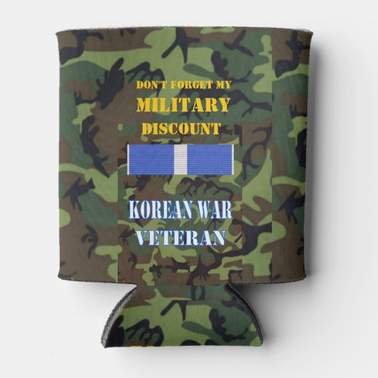 VERGEET MIJN MILITAIRE KORTING NIET BLIKJESKOELER (Voorkant)