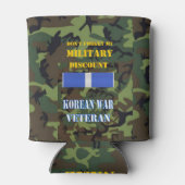 VERGEET MIJN MILITAIRE KORTING NIET BLIKJESKOELER (Achterkant)