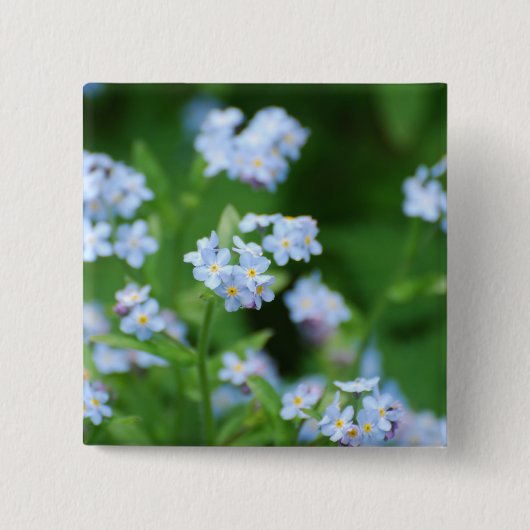 Vergeet mijn opmerkingen vierkante button 5,1 cm (Voorkant)