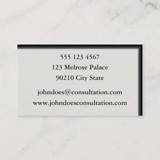 Vergeet mijn opmerkingen | Visitekaartje | 3D-effe (Achterkant)