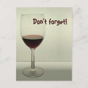 Vergeet niet - Briefkaart