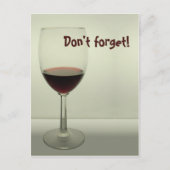 Vergeet niet - Briefkaart (Voorkant)