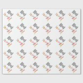 Vergeet niet dat de resistentie tegen antibiotica  cadeaupapier (Vlak)