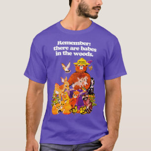Vergeet niet dat er blokjes in de bossen zitten t-shirt