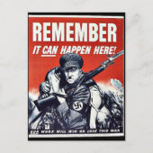 Vergeet niet dat het hier kan gebeuren briefkaart (Voorkant)