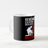 Vergeet niet dat iedereen vrijdagstrijdkrachten he koffiemok (Voorkant links)