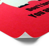 Vergeet niet dat je een kind van God bent! Poster (Hoek)