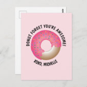 Vergeet niet dat je geweldige bent van XOXO Valent Briefkaart (Voorkant / Achterkant)