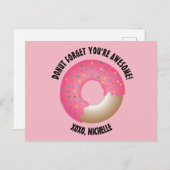 Vergeet niet dat je Geweldige Valentijnsdag bent. Briefkaart (Voorkant / Achterkant)