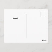 Vergeet niet dat je Geweldige Valentijnsdag bent. Briefkaart (Achterkant)