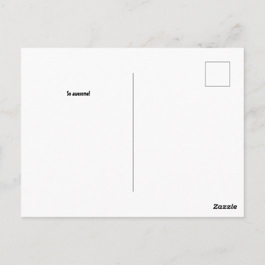 Vergeet niet dat je Geweldige Valentijnsdag bent. Briefkaart (Achterkant)