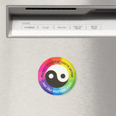 Vergeet niet dat je uniek bent, net als iedereen! magneet (Insitu (Vaatwasser))