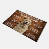 Vergeet niet dat Labrador Mat (Schuin)