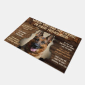 Vergeet niet dat u bij een bezoek aan mijn huis ee deurmat (Schuin)