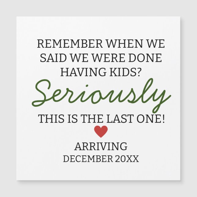 Vergeet niet dat we klaar zijn met zwangerschap (Voorkant)