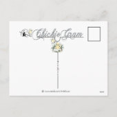 "VERGEET NIET DE MAND VAN PASEN VAN HET GRAM VAN FEESTDAGENKAART (Achterkant)