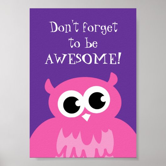 Vergeet niet geweldige poster te zijn | DFTBA roze (Voorkant)