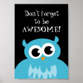 Vergeet niet geweldige poster te zijn met schattig (Voorkant)