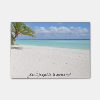 Vergeet niet Geweldige te zijn! Beach Post-it noti Post-it® Notes
