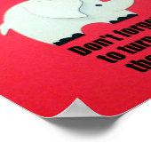 Vergeet niet het licht uit te schakelen! poster (Hoek)