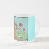 Vergeet niet, ik hou van je, mok. matglas koffiemok (Voorkant rechts)