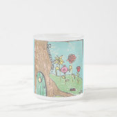 Vergeet niet, ik hou van je, mok. matglas koffiemok (Center)