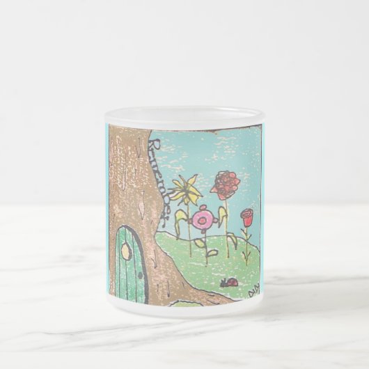 Vergeet niet, ik hou van je, mok. matglas koffiemok (Center)