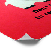 Vergeet niet je Bijbel te lezen! Poster (Hoek)