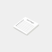 Vergeet niet kleverige noten post-it® notes (Schuin)