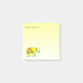 Vergeet niet... met mooie olifant post-it® notes (Voorkant)