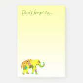 Vergeet niet... met mooie olifant post-it® notes (Voorkant)
