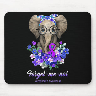 Vergeet--Niet Olifant Alzheimer Hersenbewustzijn Muismat