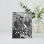 Vergeet niet om Briefkaart te stemmen (Staand voorkant)