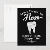 Vergeet niet om Chalkboard te laten smelten Briefkaart (Voorkant / Achterkant)